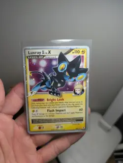 Luxray GL LV.X 109/111 Platinum Rising Rivals Pokemon Card Holo Rare Swirls LP+ - Image 2