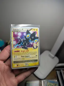 Luxray GL LV.X 109/111 Platinum Rising Rivals Pokemon Card Holo Rare Swirls LP+ - Image 4