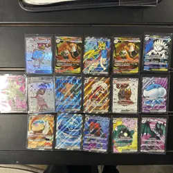 Lot Of 33 Pokemon cards Full Art Holo. Exc. Cond. to NM - Image 1