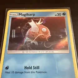 Magikarp 8/18 Holo Common Detective Pikachu Pokemon Card - Image 4