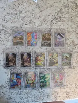 Pokemon TCG Temporal Forces Illustration Rare card lot of (13) cards. NM - Image 1
