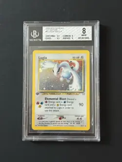 1st Edition Lugia Holo - 9/111 - Neo Genesis Vintage Pokemon Card - BGS 8 - Image 1
