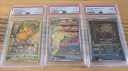 2023 Pokemon Graded Card Lot 3 x Psa 8 NM-MT PIKACHU, FIDOUGH, WIMPOD - Image 1