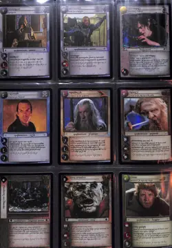 Lord of the Rings TCG WotR Anthology complete set of 18 Foil Tengwar Cards - Image 1