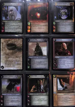 Lord of the Rings TCG WotR Anthology complete set of 18 Foil Tengwar Cards - Image 2