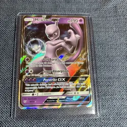 Pokemon Mewtwo GX 39/73 Shining Legends Ultra Rare Holo Card - Image 1