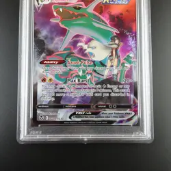 PSA 10 Rayquaza Vmax TG20/TG30 Pokemon Silver Tempest Holo Graded Card - Image 3