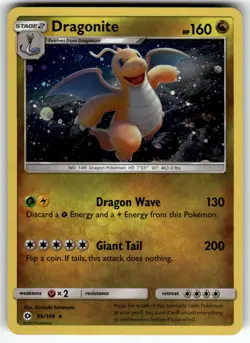 Dragonite 96/149 SM Base Set NM Pokemon Card TCG - Image 1