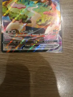 Pokemon TCG Sword And Shield Snorlax Vmax 142/202 Illustration Rare Card RD - Image 2