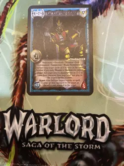 Warlord Saga of the Storm Sal'Azar the Gilded Overlord 4E Promo Card - Image 1