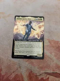 Cosmic Spider-Man Extended Art Foil Marvel's Spider-Man MTG NM - Image 1
