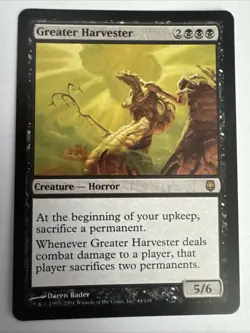 2004 MTG Darksteel Greater Harvester #44 NM - Image 1