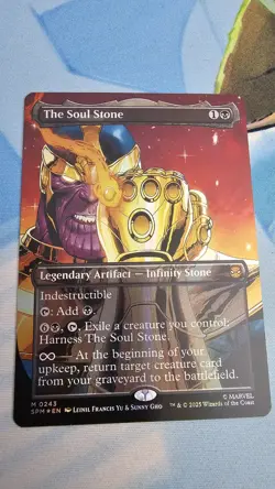 MTG The Soul Stone (Borderless Foil) Marvel's Spider-Man Foil - Pack Fresh - Image 1
