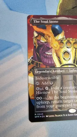 MTG The Soul Stone (Borderless Foil) Marvel's Spider-Man Foil - Pack Fresh - Image 2