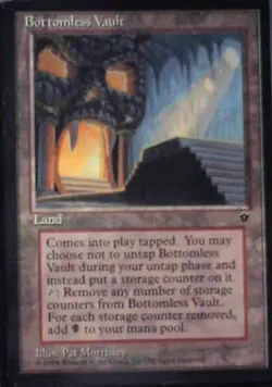Bottomless Vault - Fallen Empires: #92, Magic: The Gathering Nm R110 - Image 1