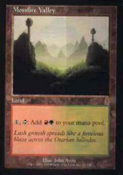 Mossfire Valley - Odyssey: #321, Magic: The Gathering Nm R238 - Image 1