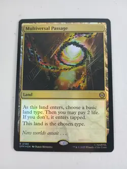 MTG Multiversal Passage - Foil Marvel's Spider-Man Magic The Gathering NM - Image 1