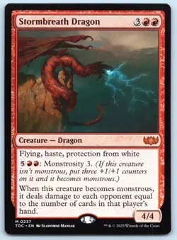 Stormbreath Dragon - Commander: Tarkir: Dragonstorm - MTG - Near Mint - Image 1