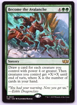 Become the Avalanche - Commander: Tarkir: Dragonstorm - MTG - Near Mint - Image 1