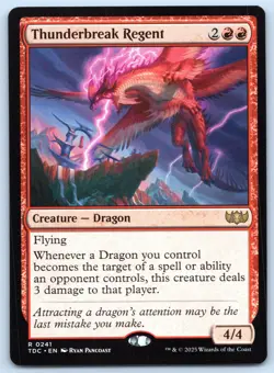 Thunderbreak Regent - Commander: Tarkir: Dragonstorm - MTG - Near Mint - Image 1