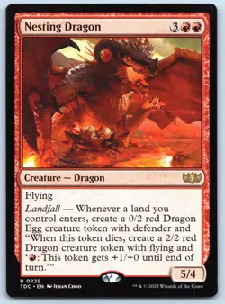 Nesting Dragon - Commander: Tarkir: Dragonstorm - MTG - Near Mint - Image 1