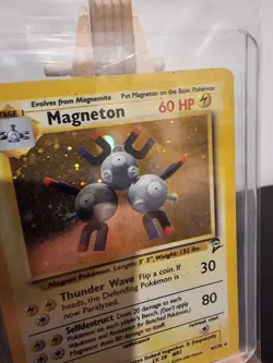 Pokemon TCG Magneton Base Set 2 9/130 Holo Unlimited Holo Rare - Image 3