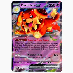 Dachsbun ex #067/142 S&V Stellar Crown Double Rare Pokemon TCG REVERSE HOLO, NM - Image 1