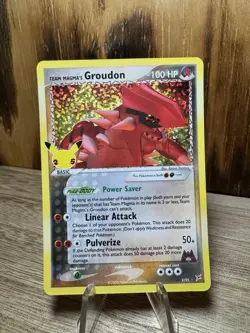 Team Magma's Groudon I 9/95 I Celebrations: Classic Collection I Pokemon TCG - Image 1
