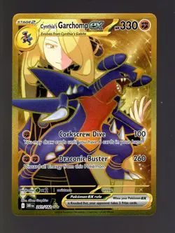 2025 POKEMON TCG DESTINED RIVALS EX 241/182 CYNTHIA'S GARCHOMP HOLO - Image 1