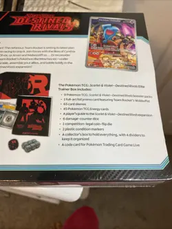 Pokemon TCG Destined Rivals ETB Elite Trainer Box Sealed - Image 4