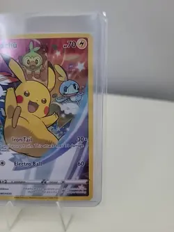 Pokemon Pikachu SWSH020 Full Art Sword & Shield Black Star Promo - Image 3