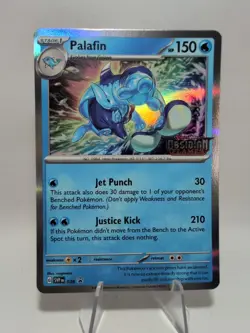 Palafin 036 Holo Rare Black Star Promo Stamp Obsidian Flames Pokemon TCG - Image 1