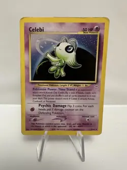 Celebi 3/64 Neo Revelation Unlimited Pokemon TCG Holo Rare - HP - Image 1