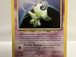 Celebi 3/64 Neo Revelation Unlimited Pokemon TCG Holo Rare - HP - Image 3