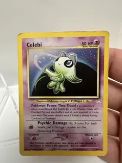 Celebi 3/64 Neo Revelation Unlimited Pokemon TCG Holo Rare - HP - Image 5