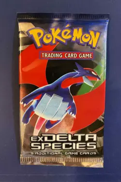 Pokemon EX Delta Species Factory Sealed Booster Pack Salamence Vintage unweighed - Image 1