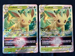 Leafeon VSTAR Crown Zenith 014/159 Holo Ultra Rare Pokemon TCG NM/M (Set Of 2) - Image 1