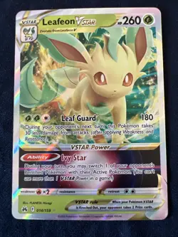 Leafeon VSTAR Crown Zenith 014/159 Holo Ultra Rare Pokemon TCG NM/M (Set Of 2) - Image 4