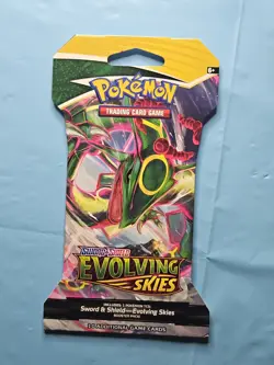 2021 POKEMON SWORD & SHIELD EVOLVING SKIES SEALED PACK - Image 1