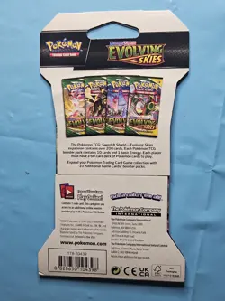 2021 POKEMON SWORD & SHIELD EVOLVING SKIES SEALED PACK - Image 2
