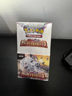 Pokemon Paldea Evolved Half Booster Box (18 Booster Packs) - SEALED NEW - Image 1