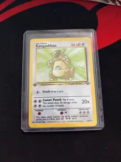 1999 Pokemon Kangaskhan Holo Rare 1st Edition Jungle 5/64 LP - Image 1