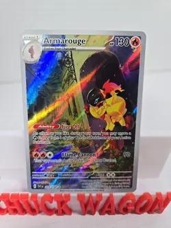 Armarouge 203/198 SV01: Scarlet & Violet Base Set Illustration Rare Pokemon NM - Image 1