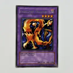 Yugioh! Darkfire Dragon LOB-019 Rare NM - Image 1