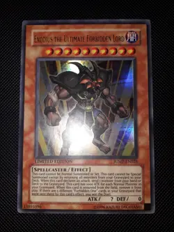 Yu-Gi-Oh! Exodius the Ultimate Forbidden Lord, JUMP-EN025, UR, Limited, NM - Image 2
