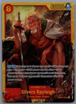 OP08-118 Silvers Rayleigh SEC Alt Art One Piece TCG English Card Two Legends - Image 1