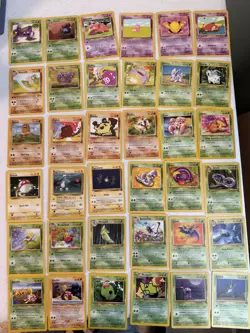 96 Card Pokemon TCG Lot - Base Set, Gym Heroes, Fossil, Jungle W/ Holos & 1st Ed - Image 3