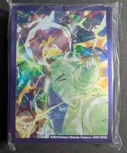 Pokemon TCG - Tyranitar Terastal Card Sleeves Deck Shield x65 Sealed - Unopened - Image 1