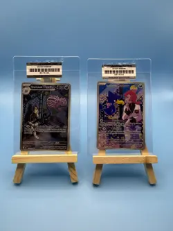 Team Rocket’s Weezing 199/182 Murkrow 200/182 Destined Rivals Pokemon Cards NM - Image 1