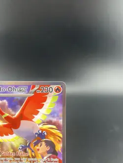 Pokemon Destined Rivals Ethan's Ho-Oh EX Card 230/182 - Image 3